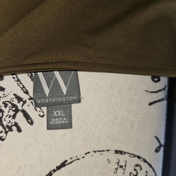 Worthington Womans One Sleeve Bodysuit Size XXL NWT - Picture 4 of 12